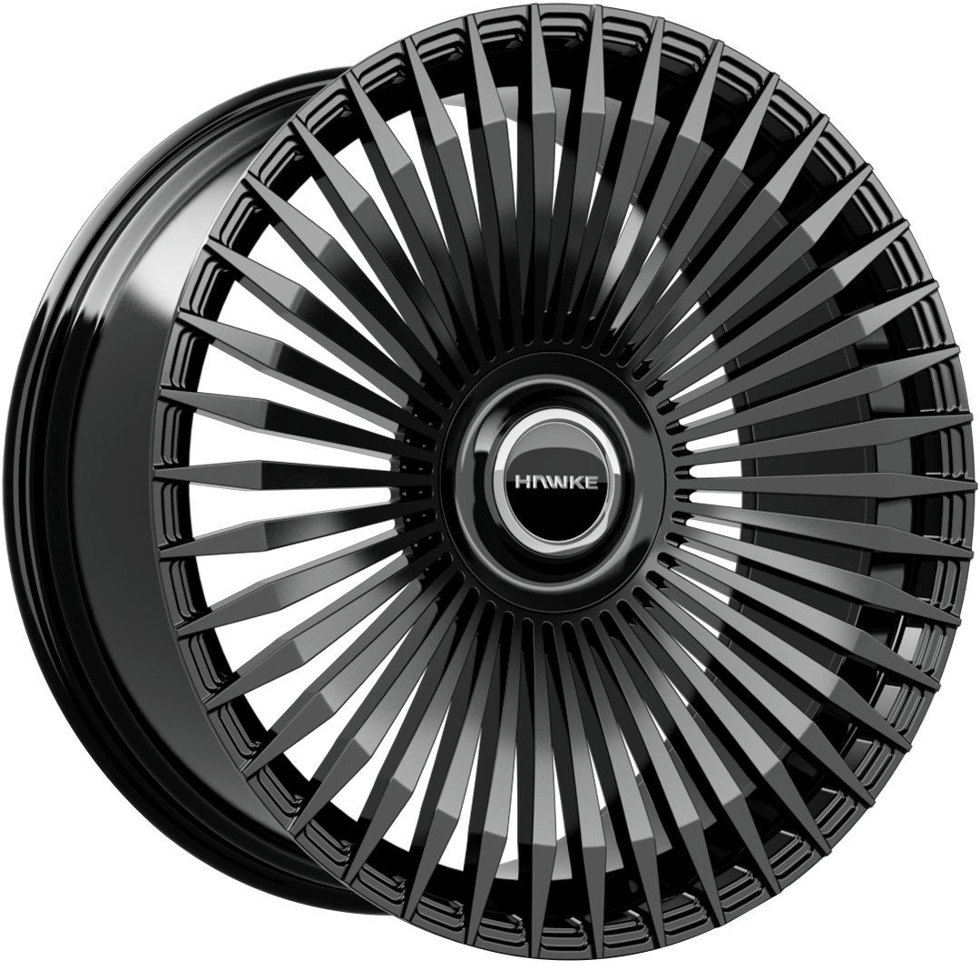 Hawke Wheels Aspray Size: 23 Black