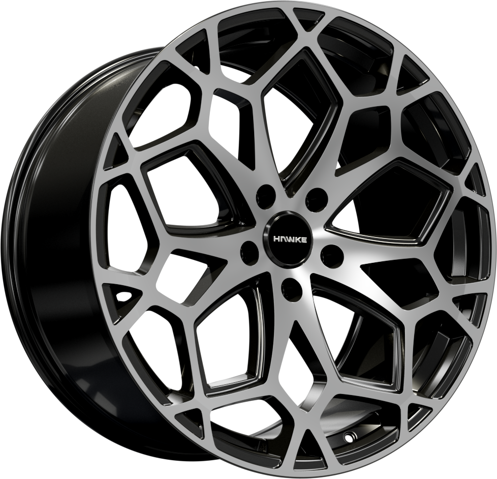 Hawke Wheels Astrid Size: 23 Black Polished