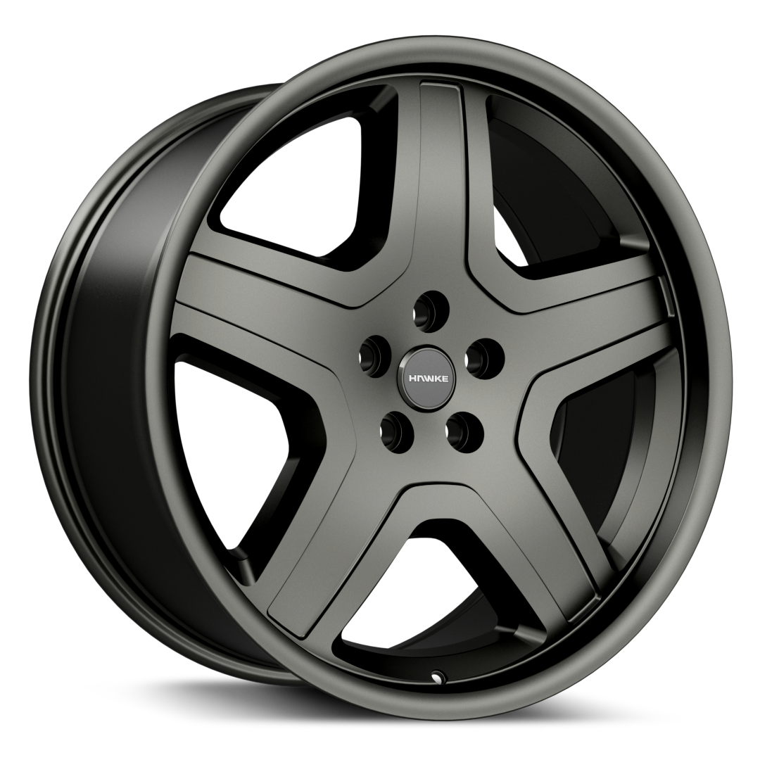 Hawke AWD Wheels Deviant Size: 22 Matt Gunmetal
