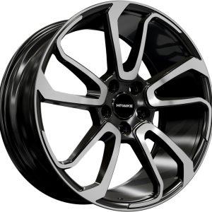 Hawke Wheels Falkon Size: 20 Black Polish