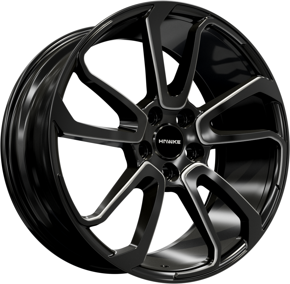 Hawke Wheels Falkon Size: 22 Black Accent