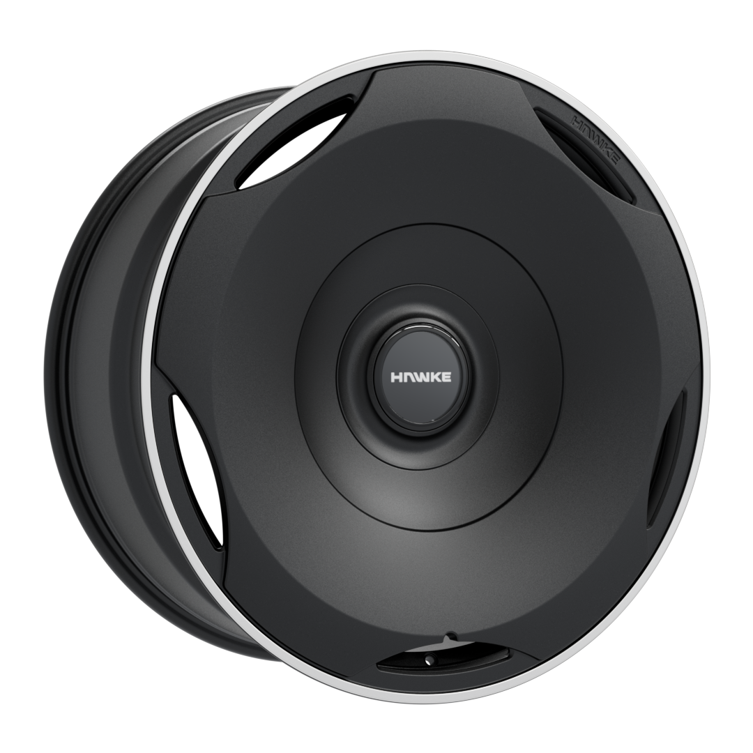 Hawke Wheels Magna Size: 23 Matt Black