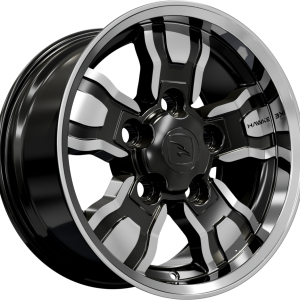 Hawke AWD Wheels Osprey Size: 18 Black Polish