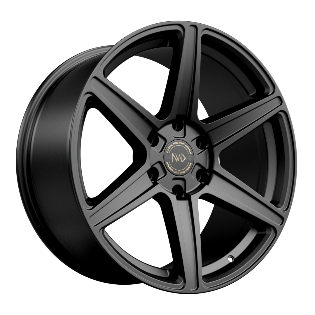 Hawke AWD Wheels Ridge Size: 20 Matt Black