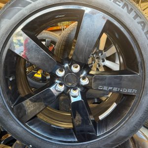 4 x 22” black 5 Spoke Original Landrover